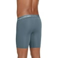 thumbnail image 2 of Jockey Men's Sport Silver Microfiber 9" Long Leg Boxer Brief, 2 of 2