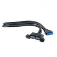 thumbnail image 2 of Chenyang CY Dual Port USB 3.0 Female Panel Type to Motherboard 20Pin Header Cable 50cm Cable, 2 of 6