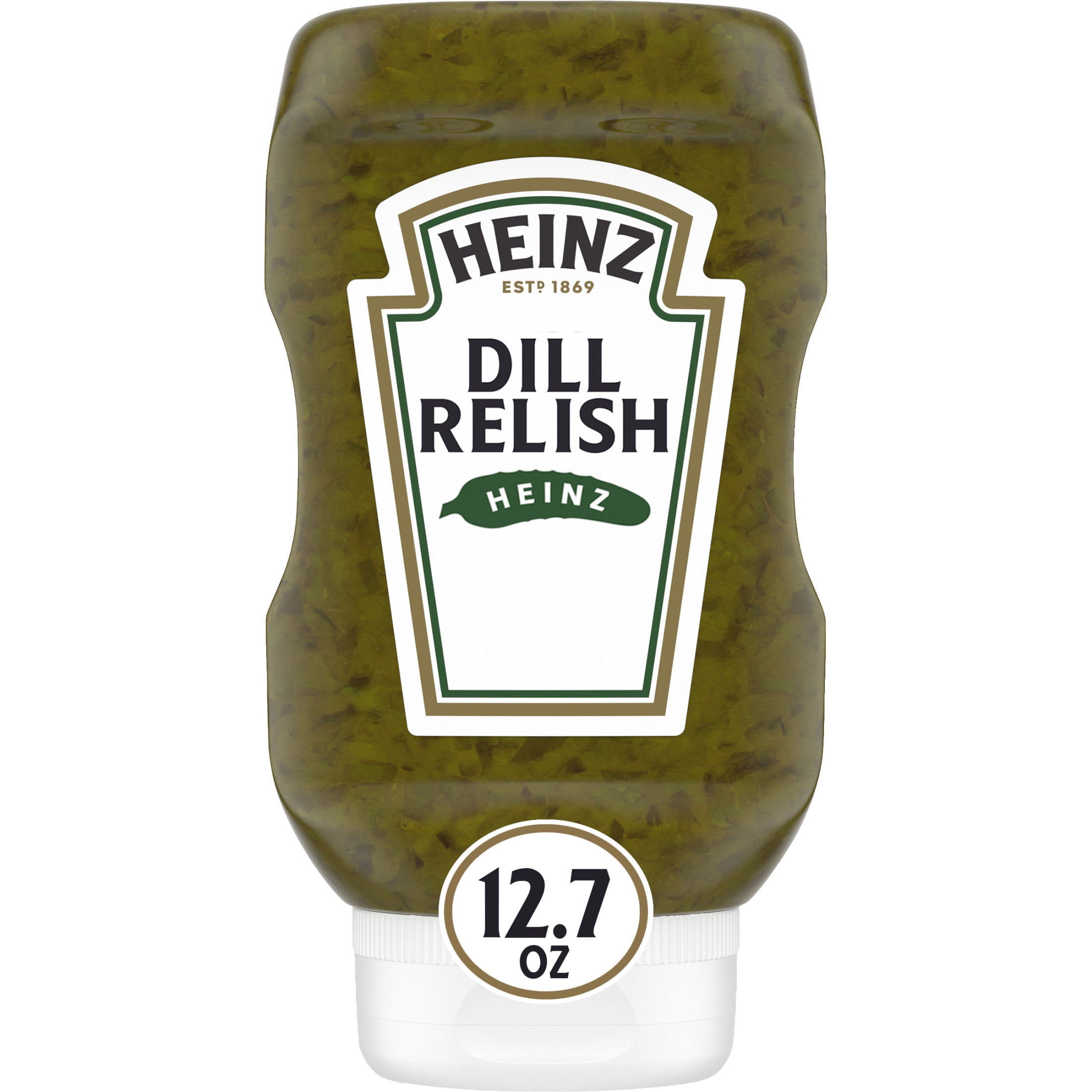 (12 pack) Heinz Dill Relish, 12.7 oz Bottle