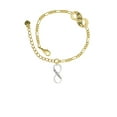 thumbnail image 2 of Delight Jewelry Silvertone Te Quiero Infinity Sign Gold-tone Paw Infinity Link Chain Bracelet, 6"+2" Extender, 2 of 3