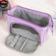 thumbnail image 5 of Organizador de bolsa de papelería de gran capacidad • Bolsa de maquillaje multicapa • Almacenamiento portátil con cremallera para suministros de oficina, viajes y cosméticos, 5 of 6