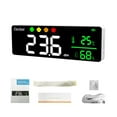 thumbnail image 2 of Noise Measuring Instrument Digital Decibel Sound Meter Temperature Meter Humidity Meter 3in1 Detector Indoor Wall Mounted Tester, 2 of 6