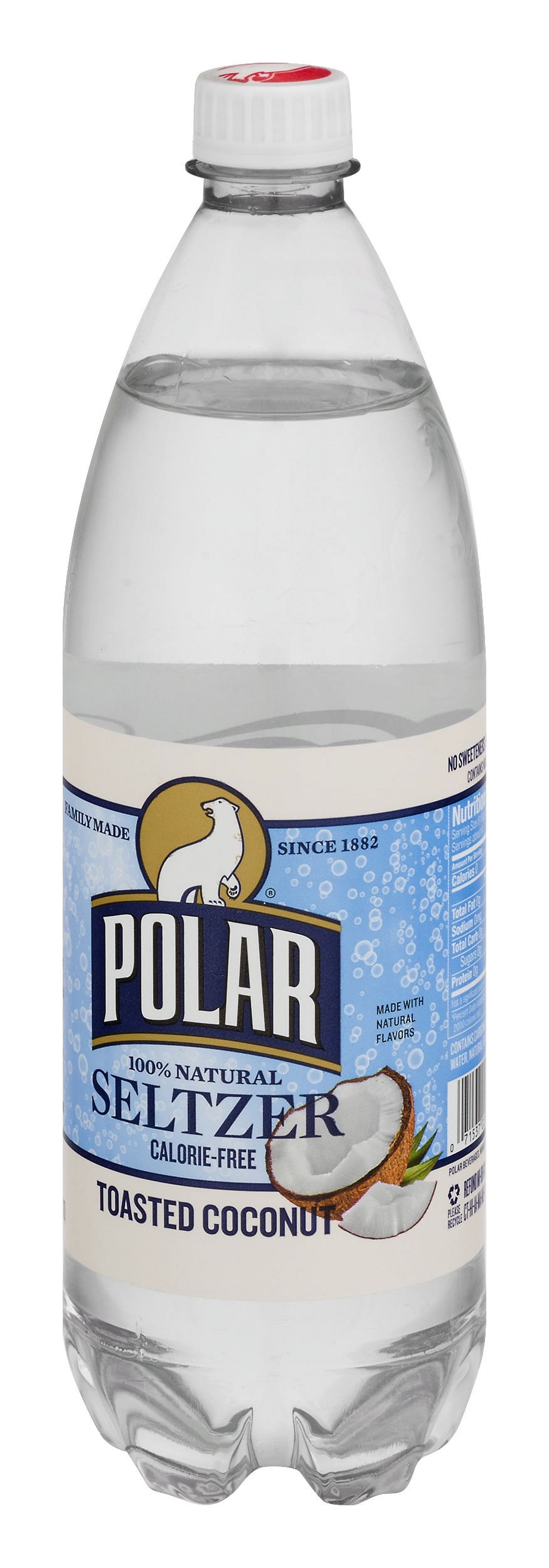 POLAR SLTZR TST CCNUT PET 1L LS12