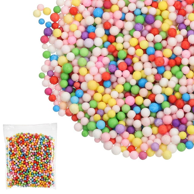 Beads Microfoam Beads Kit Colorful Beads Craft DIY Wedding Box Decor