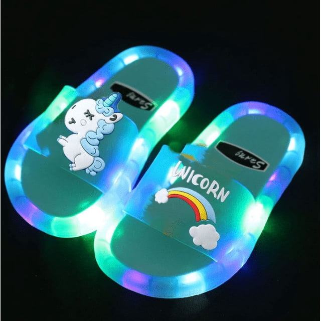 2023 zapatillas para niñas, zapatillas LED para niños, sandalias de baño para bebés, zapatos para niños y niñas, zapatos iluminados para niños pequeños