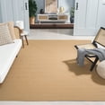 thumbnail image 2 of SAFAVIEH Braided Rishika Solid Machine Washable Reversible Area Rug, Beige/Tan, 8' x 8' Square, 2 of 9