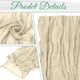 thumbnail image 4 of 6 Pack Bohemian Gauze Cheese Napkins Ruffle Napkins Soft Napkins Decorative Cloth Napkins for Wedding Party Home Daily Use, 4 of 6