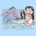 thumbnail image 2 of Mens Lilo & Stitch DJ Duo T Shirt, 2 of 4