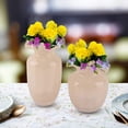 thumbnail image 5 of Aria Home Fleurine Fluted Blooming Flower Glass Vases, Set of 2, 5 of 11