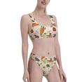 thumbnail image 4 of High Waisted Bikini Sets For Women, Cute Vegetables Swimsuits Tummy Control, Two Pieces Bathing Suit, 4 of 8