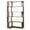 Dark Brown, variant on L-Shaped Corner Bookcase,White,35 inch 5-Tier Wooden Display Rack, Anti-Tip, Open Storage