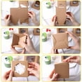 thumbnail image 6 of CEYAZYE 20Pcs Paper Cupcake Boxes Pre-Assembled Baking Paper Cupcake Boxes with Transparent Windows Liners for Family Gatherings,Weddings,Coffee Shops,Bakeries,Birthday Parties(3.5“x3.5”),Brown, 6 of 7