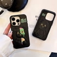 thumbnail image 2 of for iPhone 17 Pro Max Cute Case with 3D Bear Art Pattern Cool Case,Shockproof Matte Soft-Touch Skin-Friendly Cover, White/Green/Blue, 2 of 10