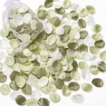 thumbnail image 1 of Pétalos de rosa de seda Serwalin, 300 unidades, mezcla verde y blanca, 1 of 8