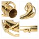 thumbnail image 2 of Sax cuello Irfora Mástil de saxofón alto Pieza de repuesto para saxofón de cuello curvado de latón Accesorio para saxofón Irfora Sax cuello, 2 of 7