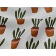 thumbnail image 5 of oneOone Viscose Jersey Rust Brown Fabric Cactus Sewing Fabric By The Yard Printed Diy Clothing Sewing Supplies 60 Inch Wide, 5 of 7