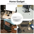 thumbnail image 2 of Pretyzoom 20Pcs White Plastic Desk Grommet Hole Covers Cable Organizers Round Cord Plugs for Car, 2 of 8