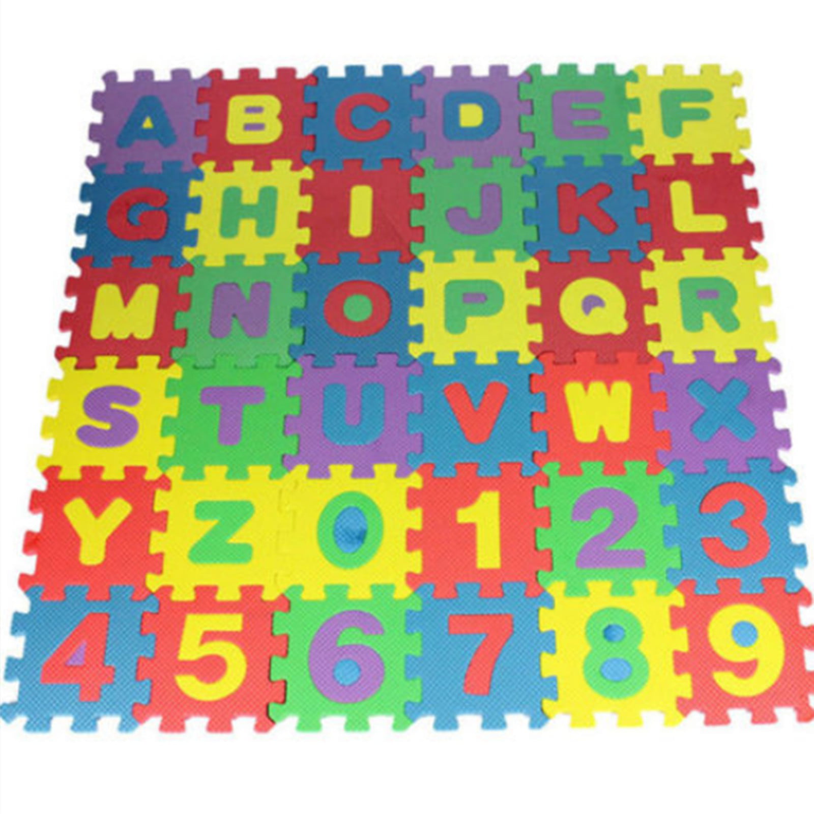 NCONCO 36pcs Baby Animal Jigsaw Puzzle Floor Mat Soft EVA Foam Play Mat for Kids 