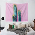 thumbnail image 2 of ZAXARRA Tapisserie Murale Multipurpose Cactus Imprimer Toile de Fond Serviette de Plage, 2 of 6