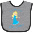 thumbnail image 3 of Inktastic World's Best Big Sister Girls Baby Bib, 3 of 4