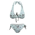 thumbnail image 3 of Kuromi And My Melody Women's Swimwear Beach Sport Bikini Bathing Suit 2 Piece Swimsuits, 3 of 8