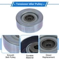 thumbnail image 7 of Unique Bargains 1 Pc Drive Belt Idler Pulley for Mitsubishi Outlander 2003-2006,for Mitsubishi Lancer 2004-2006 Iron Silver Tone Serpentine Tensioner Pulley Idler, 7 of 7