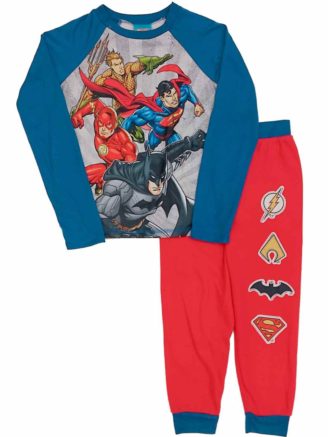 NEW Boys Pajamas Set Small 6-7 Justice League PJs DC Superhero Batman Superman 