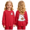 thumbnail image 2 of KPOPLK Toddler Halloween Shirts Baby Boy Girls Pumpkin Tshirts Kids Fall Long Sleeve Tee Tops Children Gift,1-2 Years, 2 of 8