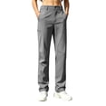 thumbnail image 3 of HomeDM Women's Hiking Pants Water Resistant Travel Outdoor Pants with Pockets Gray Straight Leg Athletic Trousers Size L, 3 of 8