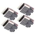 thumbnail image 4 of Alarma del probador de bajo voltaje de la batería NikouMX Monitor probador de voltaje de batería Lipo 4 PCS 2 en, 4 of 8