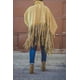 thumbnail image 5 of Top de flecos de manga larga con cuello alto para mujer Abrigo de poncho con borla de talla grande Fokelyi HMFJ296-16, 5 of 7