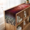 thumbnail image 6 of Table Runners 72 Inches Long Dress Scarves, Red Ocean Waves Farmhouse Kitchen/Dining Table Runner, Coffee Tablerunners, Summer Beach Coastal Abstract 13x72 Inch, 6 of 9