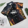 thumbnail image 4 of Dead by Daylight DBD Casual Short Sleeve Shirt Lapel Collar Shirt Summer Beach Shirt 5XL, 4 of 8