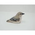thumbnail image 5 of Mockingbird Gray Bird Figurine Statue Sculpture Art Miniature Wood Carving Decor Small Animal, 5 of 5