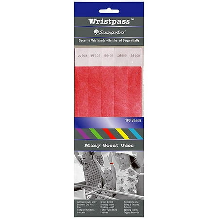 Baumgartens Sicurix Security ID Wrist Bands
