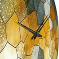 thumbnail image 4 of Designart "Chromatic Hexa Mirage II" Abstract Shapes Oversized Wall Clock, 4 of 5