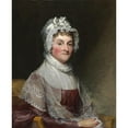 thumbnail image 3 of Gilbert Stuart 20x24 Black Modern Framed Museum Art Print Titled - Abigail Smith Adams (Mrs. John Adams) (1800-1815), 3 of 5