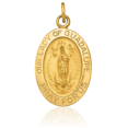 thumbnail image 3 of 14K Solid Yellow Gold Our Lady of Guadalupe Virgin Mary Medal Necklace Virgencita Maria Rosa Pendant Catholic Christian Holy Mother Medallion Charm, 3 of 8