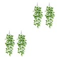 thumbnail image 2 of Kearding 2 plantas artificiales elegantes para interior o exterior, plantas artificiales de aspecto realista que cuelgan manzanas verdes. Manzanas verdes 2Conjunto, 2 of 6