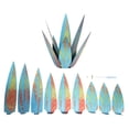 thumbnail image 2 of 9PCS Tequila Rustic Sculpture Waterproof DIY Metal Agave Plant for Garden Yard Lawn Patio Decoration Ornaments, 2 of 21