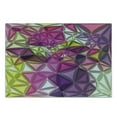 thumbnail image 2 of Diamond Cutting Board, Abstract Ornate Gradient Different Size Diamond Motifs Futuristic Effects Print, Decorative Tempered Glass Cutting and Serving Board, Small Size, Purple Yellow, by Ambesonne, 2 of 5
