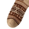 thumbnail image 5 of Wioihee Women's Vintage Geometric Pattern Crew Socks, Retro Printed Mid Calf Socks, Warm Cozy Winter Casual Fashion Socks for Ladies, 5 of 5