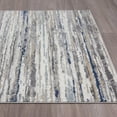 thumbnail image 5 of Luxe Weavers Coastal Gray Glass 8x10 Modern Lines Area Rug, 5 of 8