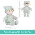 thumbnail image 3 of Muñeca de peluche GUND Baby, sostenible, 30 cm, verde, 3 of 9