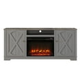 thumbnail image 5 of FESTIVO 70" Farmhouse TV Stand with Fireplace, Fits up to 75" TV - Grey, 5 of 5