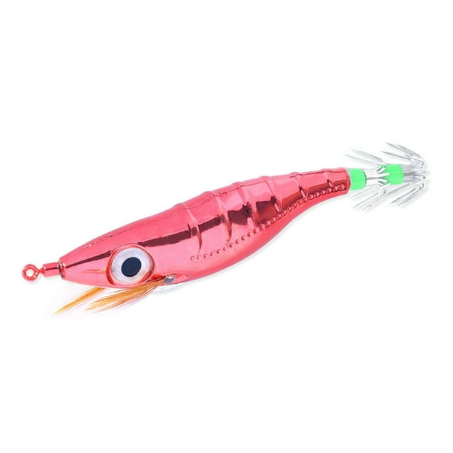MYG Appât de Pêche Lumineux Crevette Pieuvre Calmar Jig Hameçon