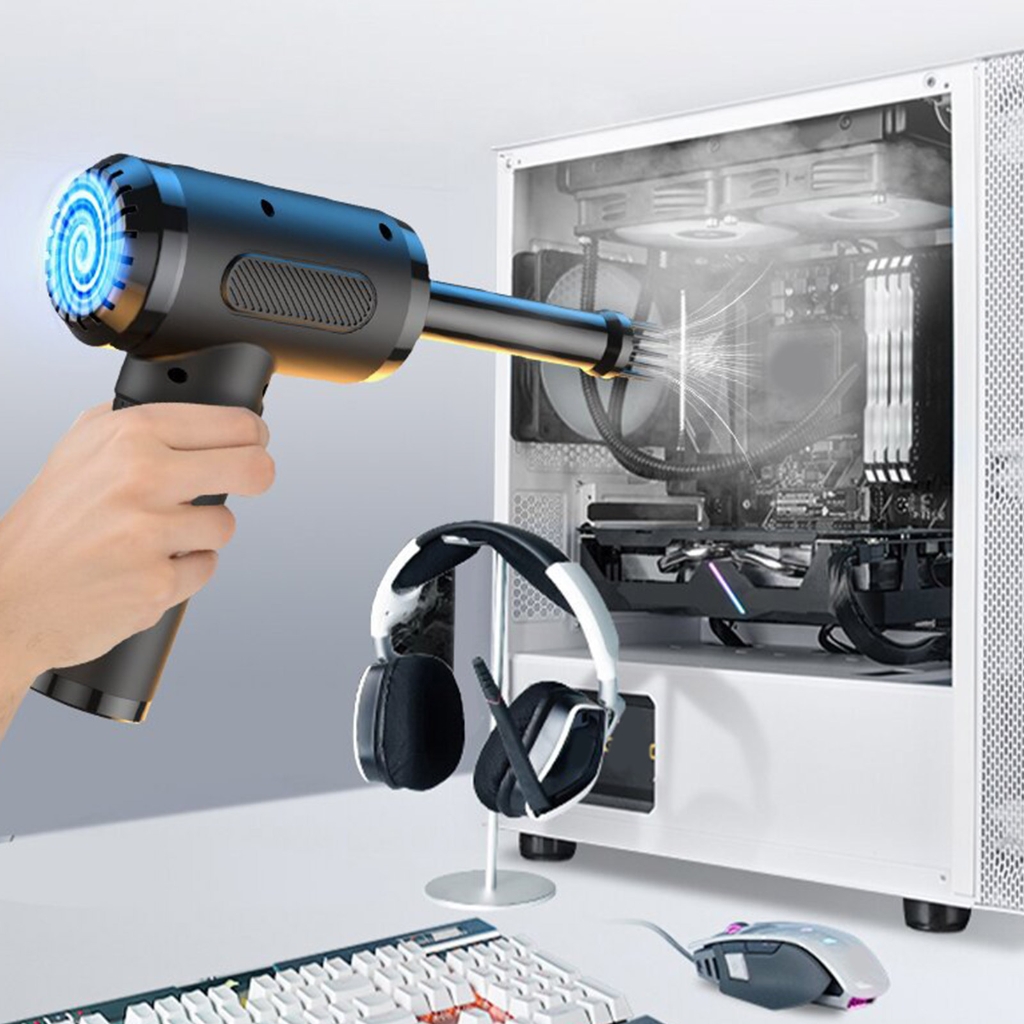 BQBQERT Rechargeable 50000RPM Compressed Air Duster Air Blowers PC for Laptops Keyboards Electronics Computer