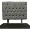 thumbnail image 3 of Recamara Capitonada matrimonial Lino Gris Moderna Minimalista Cabecera buros y base Dimobeler Capitonada, 3 of 3