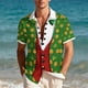 thumbnail image 4 of Ceisia St. Patrick's Day Men's Unisex Hawaiian Shirt | Summer Beach Casual Short Sleeve Button Down Gift Printed Top, 4 of 9