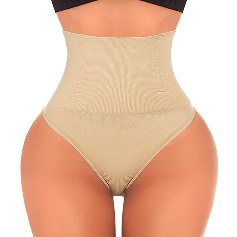 MISS MOLY Tummy Control Thong Shapewear for Women Seamless Brief Shaping  Thong Panties Body Shaper Underwear